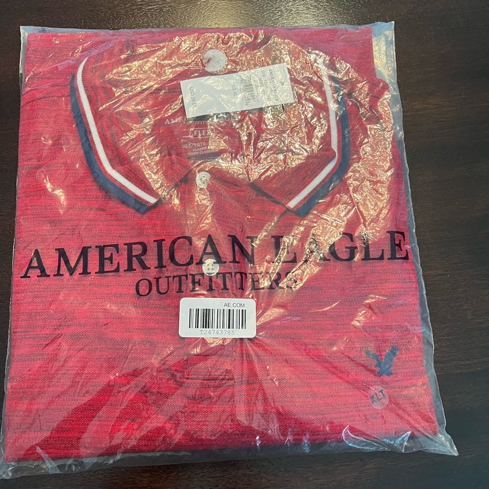 Men’s American Eagle Outfitters Classic Red Polo Shirt